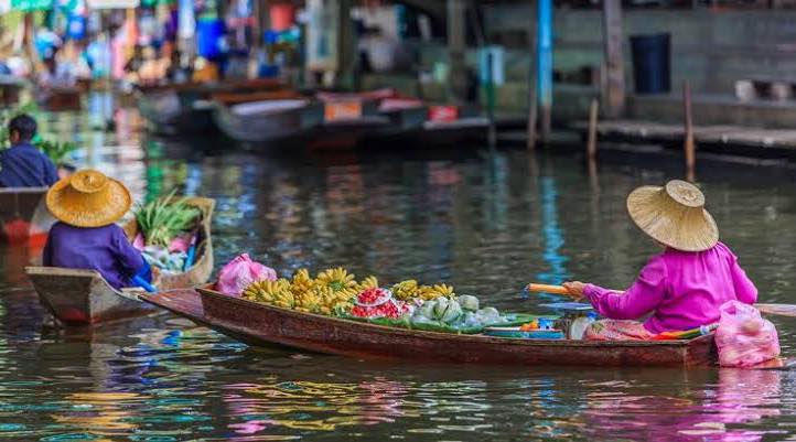 Marché-Flottant-De-Damnoen-Saduak